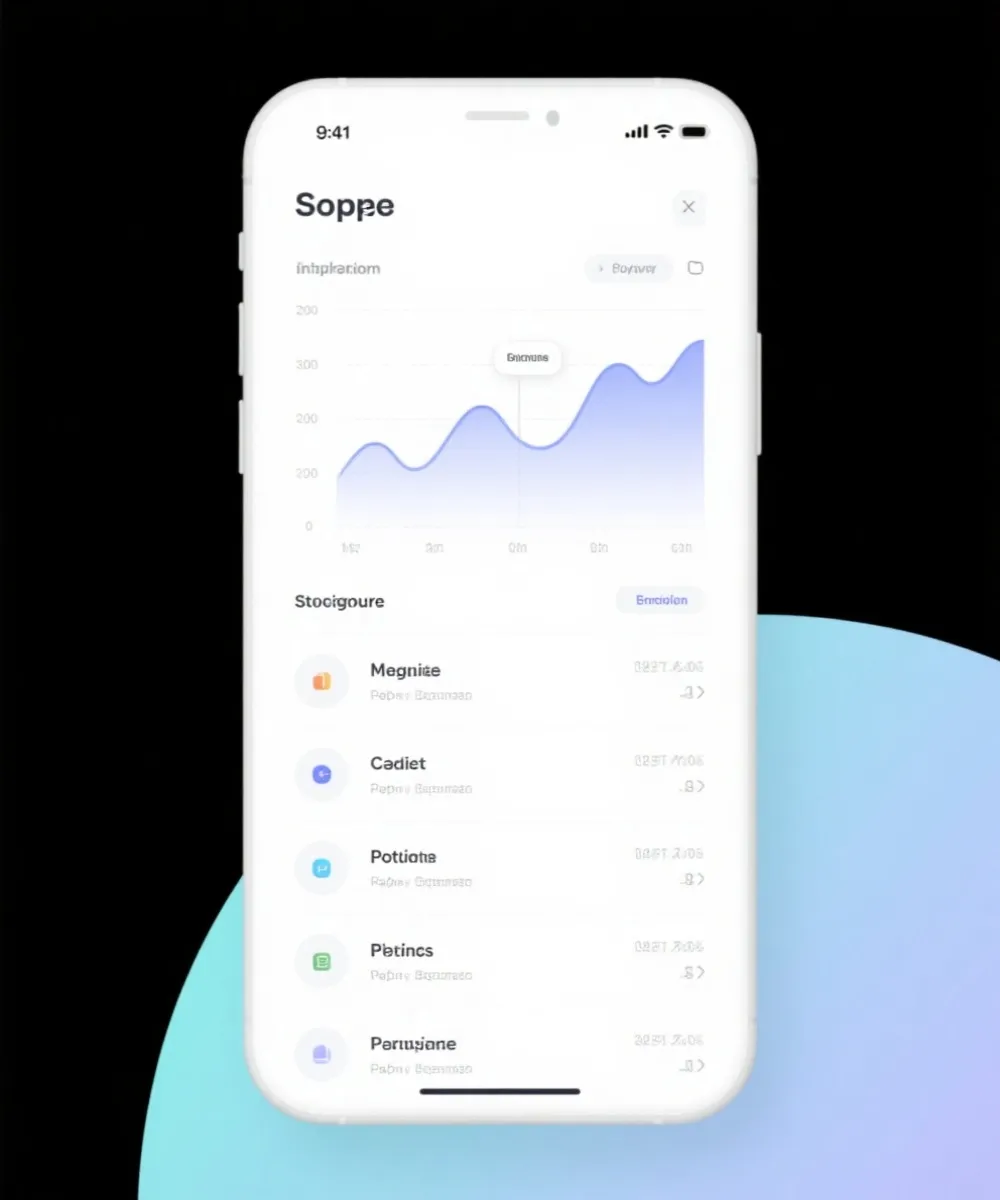 移动端数据查看示意